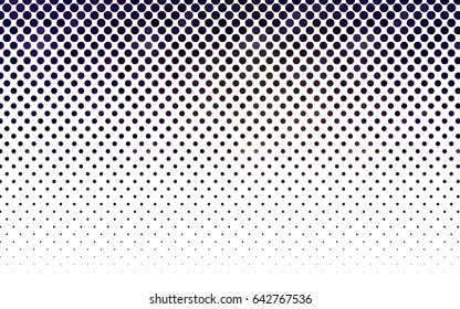 Dark Red vector illustration which consist of circles. Dotted gradient design for your business. Creative geometric background in halftone style with colored spots.