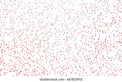 Dark Red vector illustration which consist of circles. Dotted gradient design for your business. Creative geometric background in halftone style with colored spots.