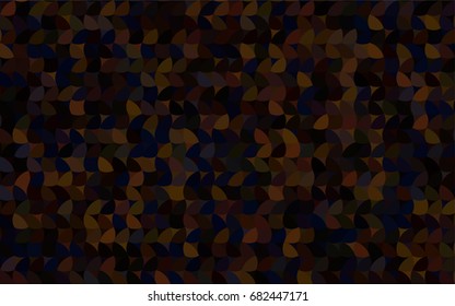 Dark Red vector illustration which consist of circles. Dotted gradient design for your business. Creative geometric background in halftone style with colored spots.