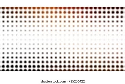 Dark Red vector illustration which consist of circles. Dotted gradient design for your business. Creative geometric background in halftone style with colored spots.