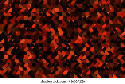 Dark Red vector illustration which consist of circles. Dotted gradient design for your business. Creative geometric background in halftone style with colored spots.