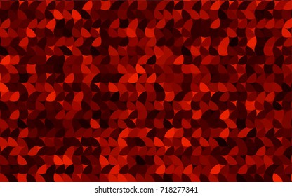 Dark Red vector illustration which consist of circles. Dotted gradient design for your business. Creative geometric background in halftone style with colored spots.
