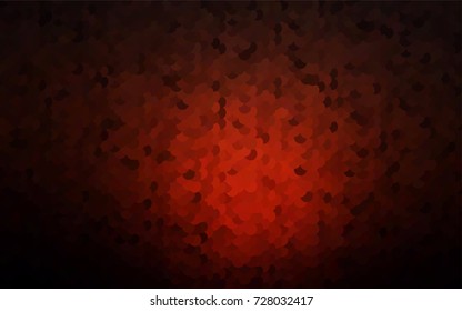 Dark Red vector illustration which consist of circles. Dotted gradient design for your business. Creative geometric background in halftone style with colored spots.