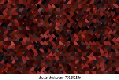 Dark Red vector illustration which consist of circles. Dotted gradient design for your business. Creative geometric background in halftone style with colored spots.