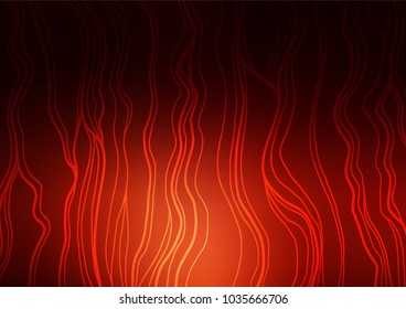 Dark Red vector indian curved texture. Creative illustration in blurred style with doodles and Zen tangles. The elegant pattern can be used as a part of a brand book.