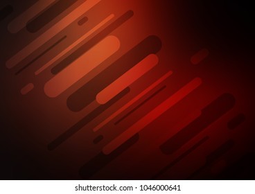 Dark Red vector indian curved pattern. Creative illustration in blurred style with doodles and Zen tangles. The completely new template can be used for your brand book.