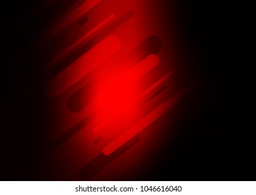 Dark Red vector indian curved template. Decorative shining illustration with doodles on abstract template. Hand painted design for web, leaflet, textile.