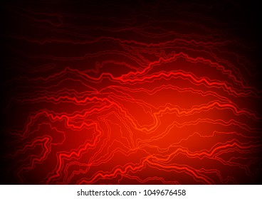 Dark Red vector indian curved pattern. An elegant bright illustration with lines in Natural style. The elegant pattern can be used as a part of a brand book.