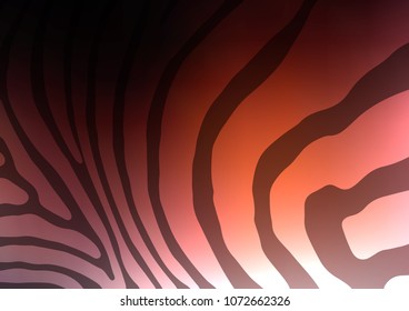Dark Red vector indian curved texture. Glitter abstract illustration with doodles and Zen tangles. A new texture for your design.