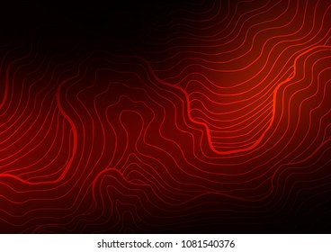 Dark Red vector indian curved pattern. Blurred decorative design in Indian style with Zen tangles. Hand painted design for web, wrapping, wallpaper.