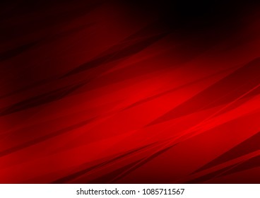 Dark Red vector indian curved template. A completely new color illustration in doodle style. The pattern can be used for coloring books and pages for kids.