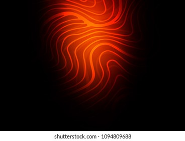 Dark Red vector indian curved background. Creative illustration in blurred style with doodles and Zen tangles. The elegant pattern can be used as a part of a brand book.