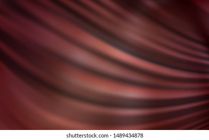 Dark Red vector layout with bent lines. Creative illustration in halftone style with gradient. Abstract style for your business design.