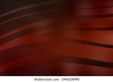 Dark Red vector layout with bent lines. Colorful geometric sample with gradient lines.  Background for cell phone screens.