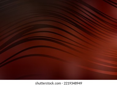 Dark Red vector layout with bent lines. Brand new colorful illustration in curved style. Elegant pattern for a brand book.