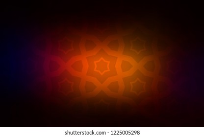 Dark Red vector layout with bright stars. Modern geometrical abstract illustration with stars. Pattern for new year ad, booklets.