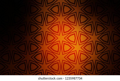 Dark Red vector layout with bright stars. Shining colored illustration with stars. Best design for your ad, poster, banner.