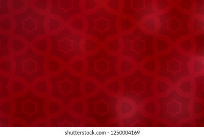 Dark Red vector layout with bright stars. Stars on blurred abstract background with gradient. Pattern for websites, landing pages.