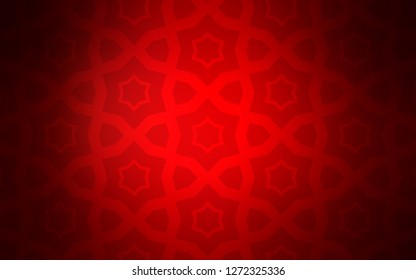 Dark Red vector layout with bright stars. Decorative illustration with stars on abstract template. Pattern for wrapping gifts.