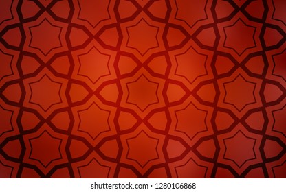 Dark Red vector layout with bright stars. Decorative illustration with stars on abstract template. Smart design for your business advert.