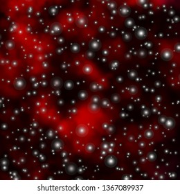 Dark Red vector layout with bright stars. Colorful illustration in abstract style with gradient stars. Pattern for websites, landing pages.