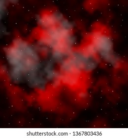 Dark Red vector layout with bright stars. Shining colorful illustration with small and big stars. Pattern for wrapping gifts.