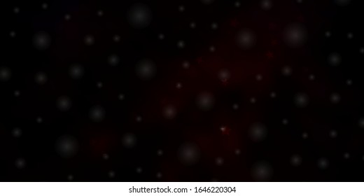 Dark Red vector layout with bright stars. Shining colorful illustration with small and big stars. Pattern for wrapping gifts.