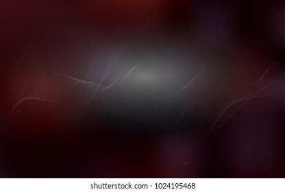 Dark Red vector layout with circle shapes. Blurred bubbles on abstract background with colorful gradient. Beautiful design for your business natural advert.