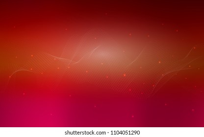Dark Red vector layout with circle shapes. Glitter abstract illustration with blurred drops of rain. The pattern can be used for aqua ad, booklets.