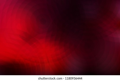 Dark Red vector layout with circle shapes. Blurred bubbles on abstract background with colorful gradient. Completely new template for your brand book.