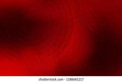 Dark Red vector layout with circle shapes. Blurred decorative design in abstract style with bubbles. Pattern can be used for ads, leaflets.