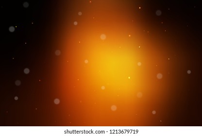 Dark Red vector layout with circle shapes. Blurred bubbles on abstract background with colorful gradient. Completely new template for your brand book.