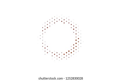 Dark Red vector layout with circle spots. Modern abstract illustration with colorful water drops. Pattern for beautiful websites.
