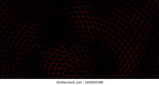 Dark Red vector layout with circle shapes. Illustration with set of shining colorful abstract spheres. Design for your commercials.