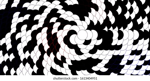 Dark Red vector layout with circle shapes. Abstract illustration with colorful spots in nature style. Design for your commercials.