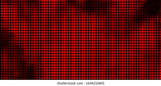 Dark Red vector layout with circle shapes. Abstract decorative design in gradient style with bubbles. Pattern for wallpapers, curtains.