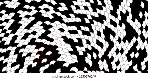 Dark Red vector layout with circle shapes. Illustration with set of shining colorful abstract spheres. Pattern for websites.