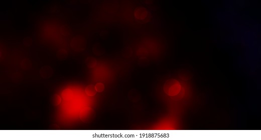 Dark Red vector layout with circle shapes. Modern abstract illustration with colorful circle shapes. Pattern for booklets, leaflets.