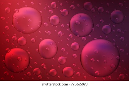Dark Red vector layout with circle shapes. Illustration with set of shining colorful abstract circles. New design for ad, poster, banner of your website.