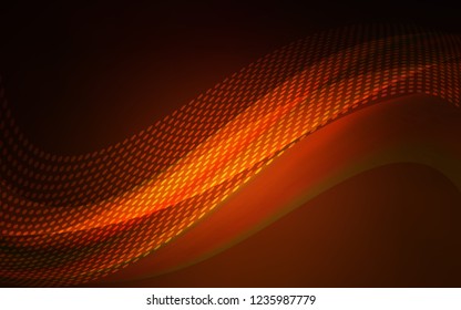 Dark Red vector layout with circles, lines. Abstract illustration with colorful discs and triangles. Pattern for beautiful websites.