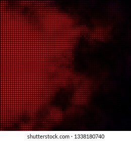 Dark Red vector layout with circles. Abstract decorative design in gradient style with bubbles. Design for posters, banners.