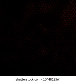 Dark Red vector layout with circles. Abstract decorative design in gradient style with bubbles. New template for your brand book.