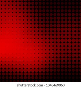 Dark Red vector layout with circles. Modern abstract illustration with colorful circle shapes. Design for posters, banners.