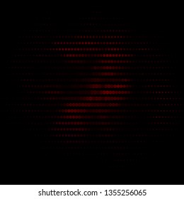 Dark Red vector layout with circles. Illustration with set of shining colorful abstract spheres. Pattern for websites, landing pages.