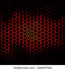 Dark Red vector layout with circles. Abstract decorative design in gradient style with bubbles. Design for your commercials.