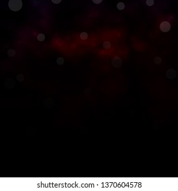 Dark Red vector layout with circles. Abstract illustration with colorful spots in nature style. Design for posters, banners.