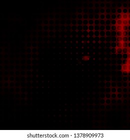 Dark Red vector layout with circles. Modern abstract illustration with colorful circle shapes. Pattern for websites, landing pages.