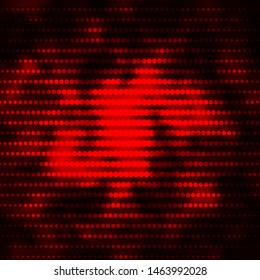 Dark Red vector layout with circles. Colorful illustration with gradient dots in nature style. Pattern for websites, landing pages.