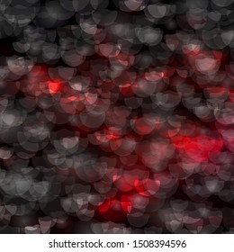 Dark Red vector layout with circles. Glitter abstract illustration with colorful drops. Design for posters, banners.