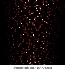 Dark Red vector layout with circles. Colorful illustration with gradient dots in nature style. New template for your brand book.